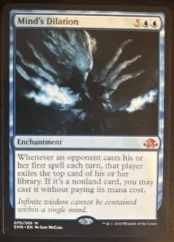 Mind's Dilation Magic mtg - Near Mint - English Eldritch Moon x1 - Image 1