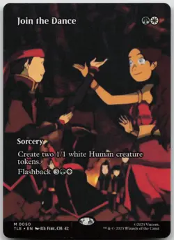 MTG Join the Dance (Borderless) Normal NM Avatar: The Last Airbender: Magic 50 - Image 1