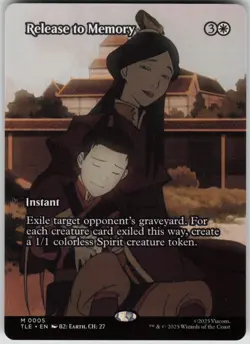 MTG Release to Memory Borderless Normal NM Avatar: The Last Airbender Magic 5 - Image 1