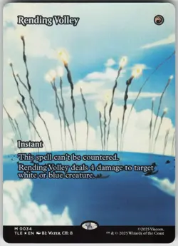 MTG Rending Volley Borderless Foil NM Avatar The Last Airbender Eternal Magic 34 - Image 1