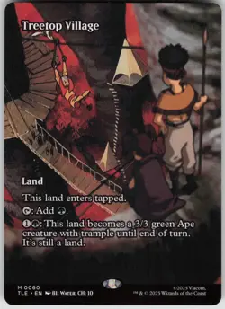 MTG Treetop Village Borderless Normal NM Avatar: The Last Airbender: Magic 60 - Image 1