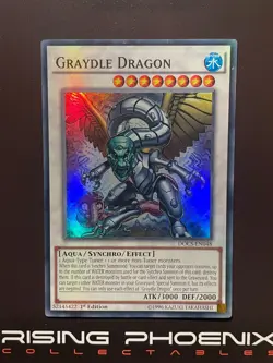 Rising Phoenix Yugioh! - Graydle Dragon DOCS-EN048 Super Rara Exc Eng #0069 - Image 1