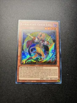 Yu-Gi-Oh! 1x Lunalight Gold Leo DUAD-EN005 Secret Rare 1st Edition LP - Image 1