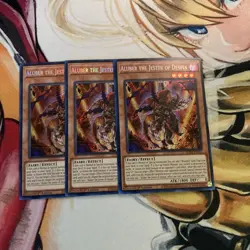 3x Aluber the Jester of Despia 1st Edition Secret Rare RA02-EN016 Yu-Gi-Oh! - Image 1