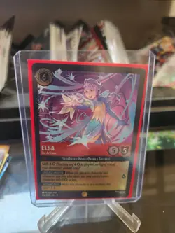 Disney Lorcana Winterspell Elsa Ice Artisan Foil Legendary NM - Image 1