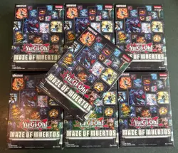 Kanomi Yu-Gi-Oh! Shonen Jump Maze of Muertos Box TCG Lot Of 7 NEW SEALED - Image 1
