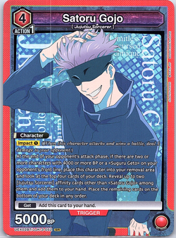 Satoru Gojo SR UEX02BT/JJK-3-052 Union Arena Jujutsu Kaisen - Image 1