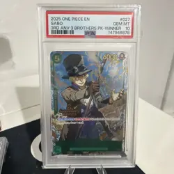 Sabo - OP09-027 (3rd Anniversary Winner) OP09-027 One Piece Promotion Cards Foil - Image 1