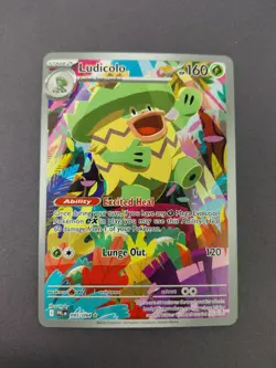 Ludicolo Illustration Rare Holofoil Phantasmal Flames 095/094 Pokemon TCG Card B - Image 1