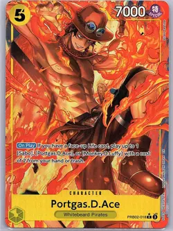 Portgas.D.Ace PRB02-018 Alt Art English - One Piece Trading Card Game - Image 1
