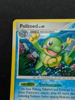 M/NM Pokemon Politoed Holo Card 12/146 Legends Awakened - Image 2