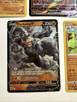 Pokemon MACHAMP 5 Card Lot ~ V holo GX Vmax Japanese - Image 3