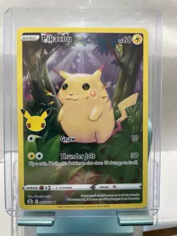 Pokemon 2021 Celebrations Pikachu Card 005/025. - Image 1