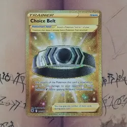 Choice Belt 211/189 Secret Rare Gold Holo NM Pokemon Card English - Image 1