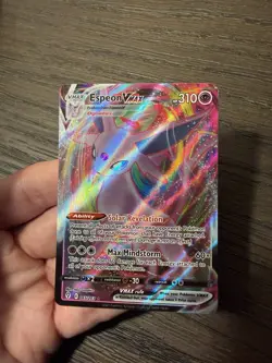 Espeon VMAX Holo Ultra Rare Pokemon TCG Card Evolving Skies 065/203 - Image 2