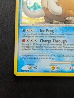 M/NM Pokemon Mamoswine Holo Card 9/146 Legends Awakened - Image 4