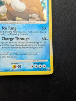 M/NM Pokemon Mamoswine Holo Card 9/146 Legends Awakened - Image 5