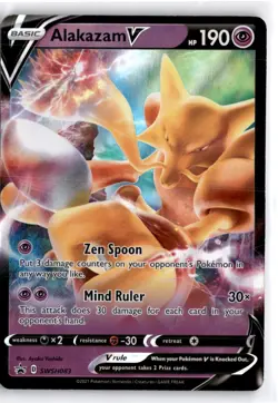 SWSH: Sword & Shield Promo Cards #SWSH083 Alakazam V - Image 1