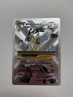 M Shadow Lucario EX HP1760 Silver Foil Fan Art Display Card NM/M - Image 1
