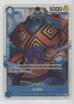 2024 One Piece Card Game: 500 Years in The Future OP07 SR Jinbe #OP07-045 - Image 1