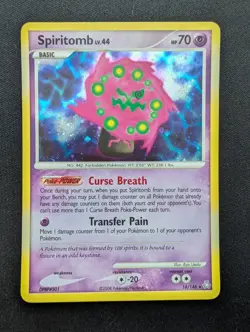M/NM Pokemon Spiritomb Holo Card 16/146 Legends Awakened - Image 1