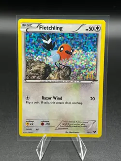 Fletchling 11/12 McDonalds Promo Holo 2013 Rare Pokemon Card - Image 1