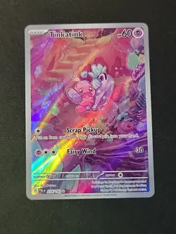 Pokemon TCG Tinkatink Scarlet & Violet Paldea Evolved Holo Card 216/193 - Image 1
