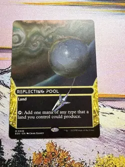 Near Mint, English - 1 x MTG Reflecting Pool (0036) - Borderless Edge of Eternit - Image 2