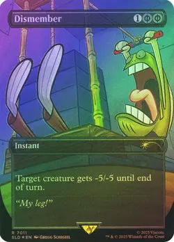 Magic The Gathering MTG DISMEMBER FOIL Secret Lair NM - Image 1