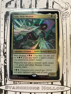 MTG Silk, Web Weaver (Foil) - Marvel's Spider-Man (SPM) R 0145 - Image 1