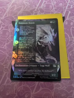 Summon: Fenrir #372 FIN U (Borderless) (FOIL) MTG Final Fantasy - Image 2