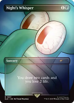 Night's Whisper (Rainbow Foil) (1937) (Foil) [Secret Lair Drop Series] - Image 1