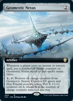 Geometric Nexus x1 1x Extended Art Commander 2021 Strixhaven NM MTG - Image 1