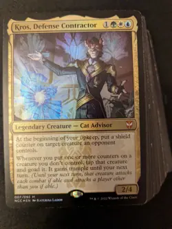 MTG EDH Commander Deck - Kros, Defense Contractor - Rares - Counter Theme - Image 1