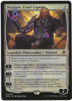 Tezzeret Cruel Captain Edge Of Eternities #2 MTG NM - Image 1