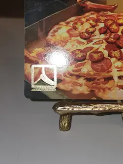 Spicy Oatmeal Pizza Gold Stamp Teenage Mutant Ninja Turtles Magic The Gathering - Image 3