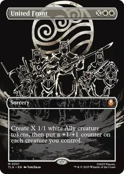 United Front (Borderless) (331) (Foil) [Avatar: The Last Airbender] - Image 1