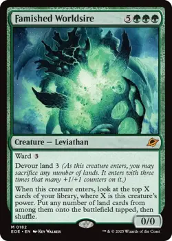 Famished Worldsire (182) (Foil) [Edge of Eternities] - Image 1