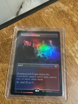 Stormcarved Coast (Borderless) #284 (Foil) (NM) Crimson Vow VOW Magic MTG Mint - Image 1
