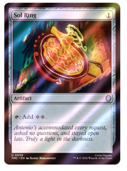 Sol Ring - Surge Foil Teenage Mutant Ninja Turtles MTG - Image 1