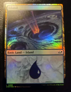 Island 0269 Foil Land Edge Of Eternities Magic: The Gathering - Image 1