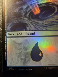 Island 0269 Foil Land Edge Of Eternities Magic: The Gathering - Image 4