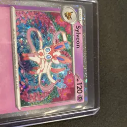 Pokemon Prismatic Promo Cards Promo,Cosmos Holo Sylveon #172 NM W/Swirl - Image 3
