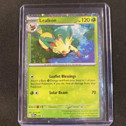 Leafeon - Cosmos Holo w/ Swirl 🌀 NM - SV: Scarlet & Violet Promo Pokemon #170 - Image 1