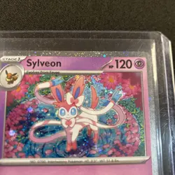 Pokemon Prismatic Promo Cards Promo,Cosmos Holo Sylveon #172 NM W/Swirl - Image 3