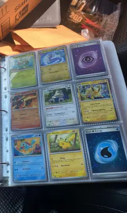 Pokemon TCG 151 BULK BINDER!!! BINDER INCLUDED!! READ DESCRIPTION - Image 1