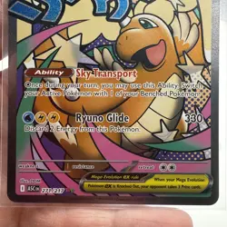 Pokemon Mega Dragonite EX 271/217 ASC EN Foil Mega Evolution Stage 2 370 HP - Image 3