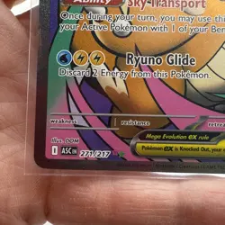 Pokemon Mega Dragonite EX 271/217 ASC EN Foil Mega Evolution Stage 2 370 HP - Image 4