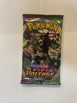 Pokemon Vivid Voltage Booster Pack Sword & Shield Sealed - Image 1