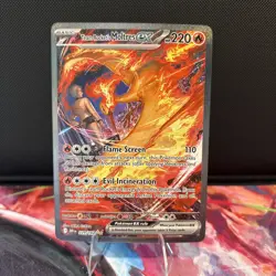 Pokemon -Team Rockets Moltres EX - SIR Destined Rivals 229/182 Near Mint!! - Image 1